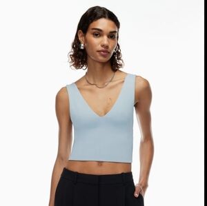 Aritzia Babaton Contour V-Neck Tank Size Small.